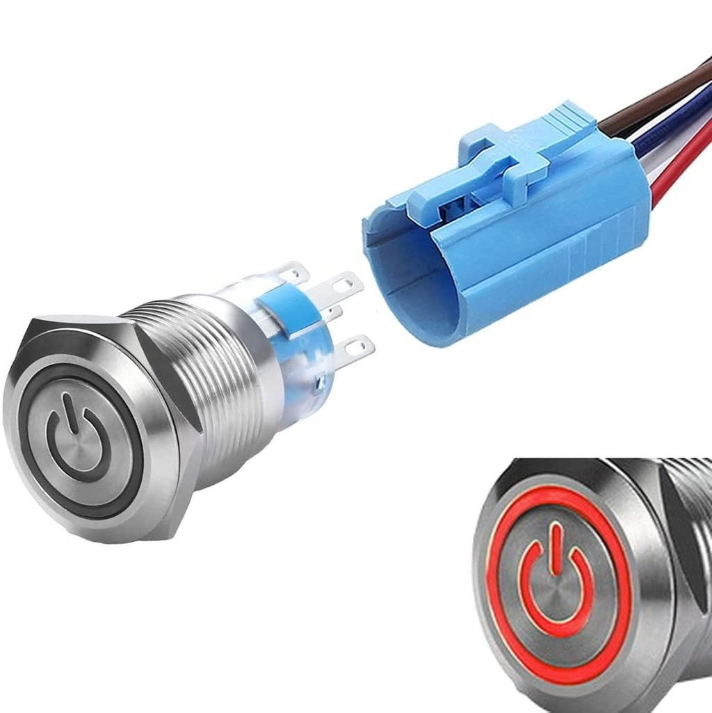 Led prekidači fi 16mm u boji/crveni,zeleni,plavi,beli